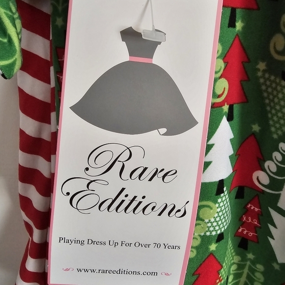 New Rare Editions Girls  "CHRISTMAS REINDEER & TREE" 2Piece Set Size 4T - Picture 6 of 9